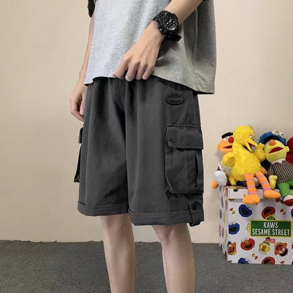 Men's Straight Pocket Cargo Casual Shorts